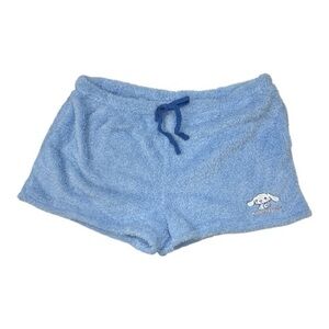 Sanrio Cinnamoroll Women’s Blue Cozy Fleece Sleep Shorts Super Soft Size 1X NWT